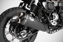 Load image into Gallery viewer, Zard full system with low black silencer for Triumph Scrambler 1200 2024-2025 — Euro Motards