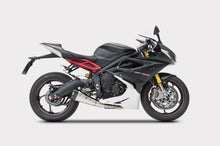 Load image into Gallery viewer, Zard full system low silencer carbon cap for Triumph Daytona 675 2013-2016 — Euro Motards — view 2