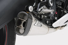Load image into Gallery viewer, Zard full system low silencer carbon cap for Triumph Daytona 675 2013-2016 — Euro Motards
