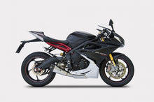 Load image into Gallery viewer, Zard low slip-on silencer carbon cap for Triumph Daytona 675 2013-2016 — Euro Motards