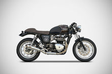 Load image into Gallery viewer, Zard full system 2in1 bad-child silencer for Triumph Bonneville 2008+ FI — Euro Motards
