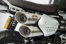 Load image into Gallery viewer, Zard dual exit inox slip-on silencer for Triumph Scrambler 1200 2019-2022 — Euro Motards