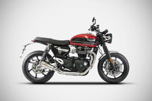 Load image into Gallery viewer, Zard full system 2in1 stainless silencer for Triumph Speed Twin 2017-2019 — Euro Motards — view 2