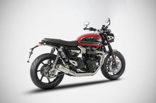 Load image into Gallery viewer, Zard full system 2in1 stainless silencer for Triumph Speed Twin 2017-2019 — Euro Motards