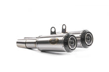 Load image into Gallery viewer, Zard dual slip-on silencers SP carbon caps for Triumph Speed Twin 2017-2019 — Euro Motards