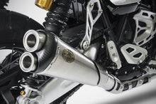 Load image into Gallery viewer, Zard full system 2in1 carbon cap silencer for Triumph Scrambler 1200 2019-2022 — Euro Motards