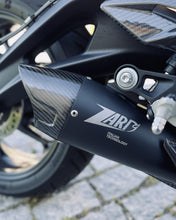 Load image into Gallery viewer, Zard slip-on silencer black carbon cap for Triumph Street Triple 765 2020-2021 — Euro Motards