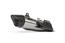 Load image into Gallery viewer, Zard slip-on silencer titanium carbon cap for Triumph Street Triple 765 2020-2021 — Euro Motards — view 2