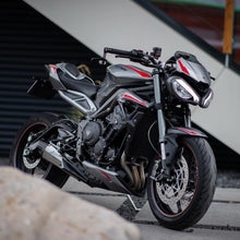 Load image into Gallery viewer, Zard slip-on silencer titan carbon cap for Triumph Street Triple 765 2020-2021 — Euro Motards — view 2