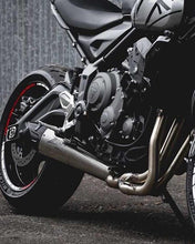 Load image into Gallery viewer, Zard full system carbon cap silencer for Triumph Trident 660 2020-2022 — Euro Motards