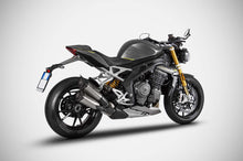 Load image into Gallery viewer, Zard slip-on titanium silencer for Triumph Speed Triple RR RS 1200 2021-2022 — Euro Motards — view 4