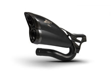 Load image into Gallery viewer, Zard slip-on silencer carbon caps black for Triumph Rocket 3 2020-2023 — Euro Motards