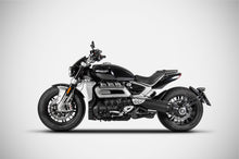 Load image into Gallery viewer, Zard slip-on silencer carbon caps and shield for Triumph Rocket 3 2020-2023 — Euro Motards — view 4