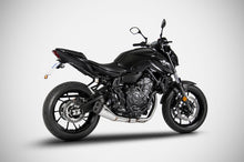 Load image into Gallery viewer, Zard 2in1 full system carbon cap silencer for Yamaha MT-07 FZ-07 2021 — Euro Motards — view 4