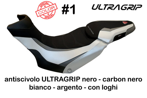 Ducati Multistrada 1200 Enduro 2016-2018 Tappezzeria LuxSC Seat Cover Ultra-Grip