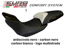 Load image into Gallery viewer, Ducati Multistrada 1200 1260 2015-2018 Tappezzeria Noto2 Comfort Foam Seat Cover