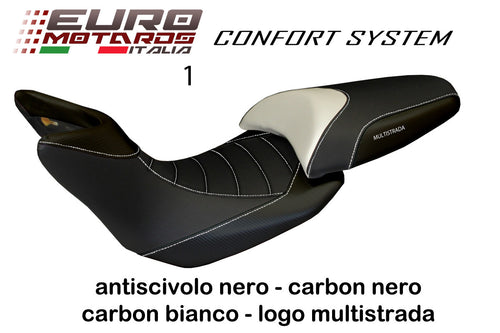 Ducati Multistrada 1200 1260 2015-2018 Tappezzeria Noto2 Comfort Foam Seat Cover