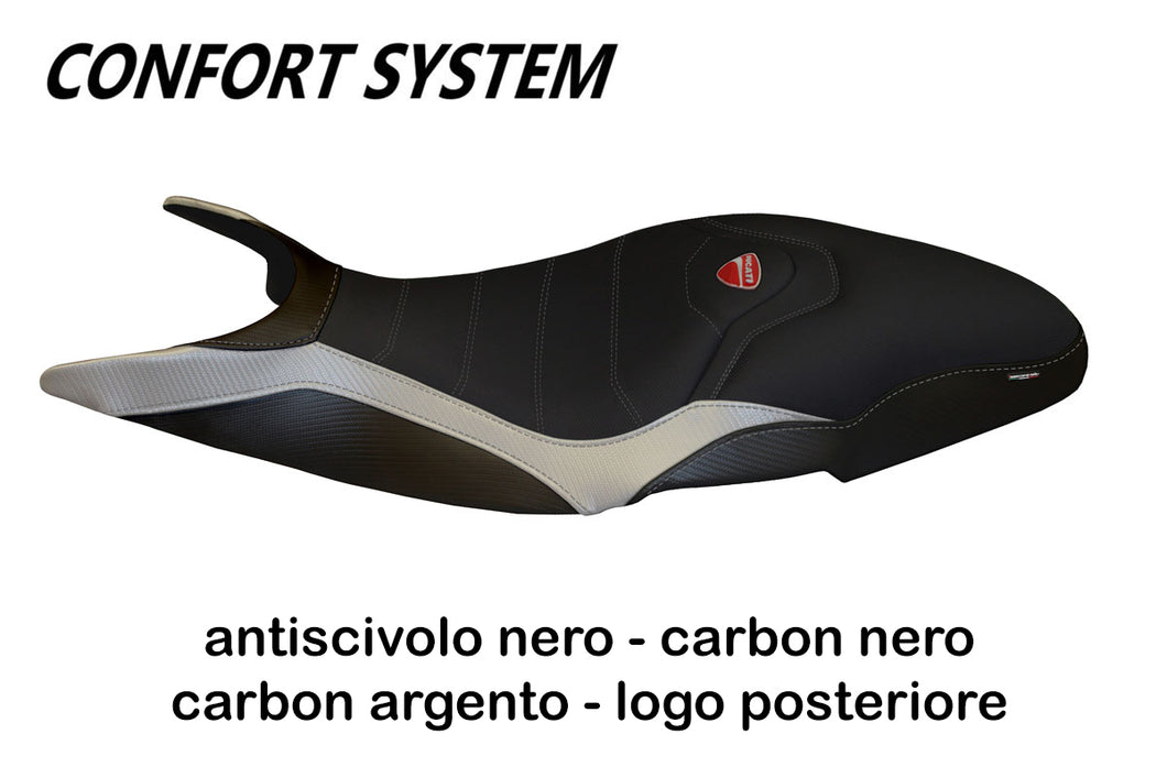 Ducati Supersport 2017-2018 Tappezzeria Italia Pistoia-3 Comfort Foam Seat Cover