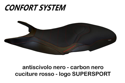 Ducati Supersport 2017-2018 Tappezzeria Italia PistoiaTB Comfort Foam Seat Cover