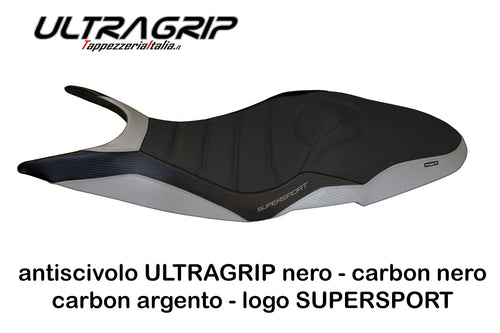 Ducati Supersport 2017-2018 Tappezzeria Italia Pistoia-2 Seat Cover Ultra-Grip