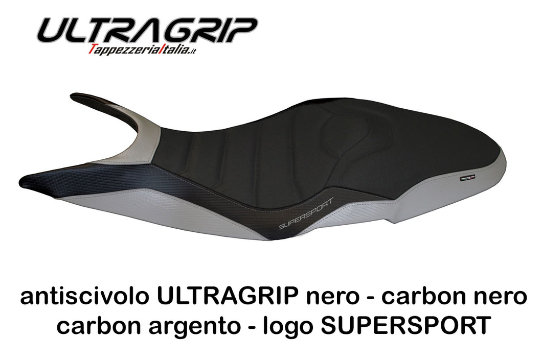 Ducati Supersport 2017-2018 Tappezzeria Italia Pistoia-2 Seat Cover Ultra-Grip