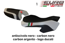 Load image into Gallery viewer, Ducati Multistrada 620 1000 1100 Tappezzeria Sciacca Tricolore Seat Cover New
