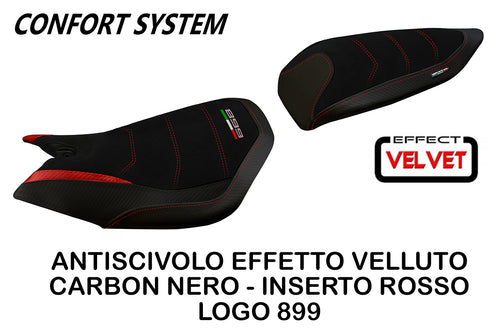 Ducati Panigale 899 Tappezzeria Italia Austin-1 Comfort Foam Seat Cover Velvet