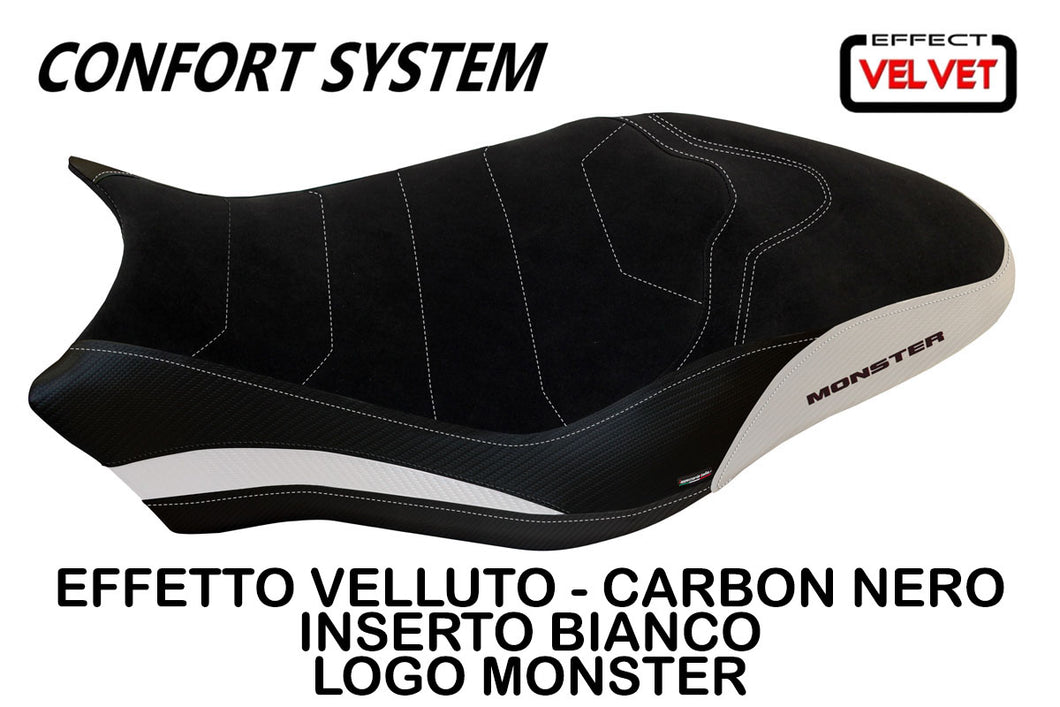 Ducati Monster 821 1200 2017-2018 Tappezzeria Italia Ovada-1 Comfort Seat Cover