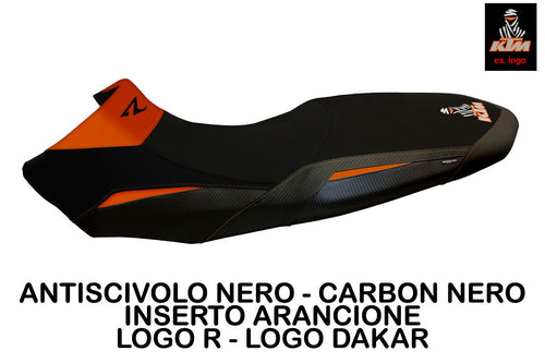 KTM Super Adventure R 1290 Tappezzeria Italia Lancy-2 Seat Cover Anti-Slip New