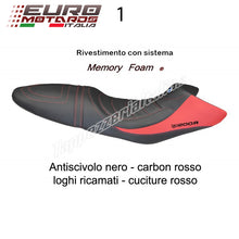 Load image into Gallery viewer, BMW R1200R 2006-2014 Tappezzeria Italia Bruno Carbon Comfort Foam Seat Cover New
