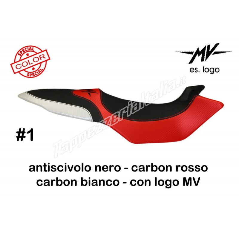 MV Agusta Brutale 675 800 2012-2016 Tappezzeria Italia Seat Cover Biella Special