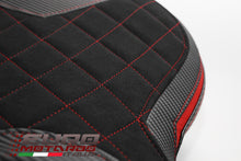 Load image into Gallery viewer, Luimoto Diamond Suede Rider Seat Cover 2 Colors For Triumph Daytona 675 2013-17