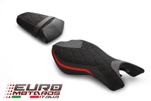 Load image into Gallery viewer, Luimoto Diamond Suede Seat Covers Set 2 Colors For Triumph Daytona 675 2013-2017