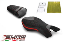 Load image into Gallery viewer, Luimoto Diamond Suede Seat Covers Set 2 Colors For Triumph Daytona 675 2013-2017