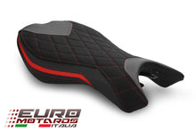 Load image into Gallery viewer, Luimoto Diamond Suede Rider Seat Cover 2 Colors For Triumph Daytona 675 2013-17