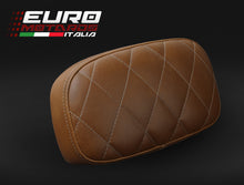 Load image into Gallery viewer, Luimoto Vintage sissy bar pad cover for Triumph Bonneville 2000-2015 — Euro Motards