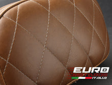 Load image into Gallery viewer, Luimoto Vintage sissy bar pad cover for Triumph Scrambler 2006-2015 — Euro Motards