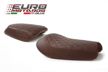 Load image into Gallery viewer, Luimoto Vintage Diamond Seat Covers Front &amp; Rear Triumph Street Scrambler