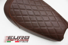 Load image into Gallery viewer, Luimoto Vintage Diamond Seat Covers Front &amp; Rear Triumph Street Scrambler