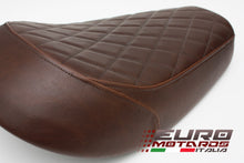 Load image into Gallery viewer, Luimoto Vintage Diamond Seat Covers Front &amp; Rear Triumph Street Scrambler