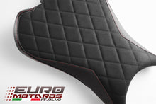 Load image into Gallery viewer, Luimoto Diamond Suede Seat Cover For Rider For Triumph Street Triple 765 2017-20