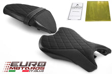 Load image into Gallery viewer, Luimoto Diamond Suede Seat Covers Set New For Triumph Street Triple 765 2017-20