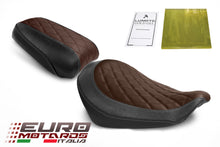 Load image into Gallery viewer, Luimoto Vintage Diamond Seat Covers Set For Triumph Thunderbird Storm 2010-2017