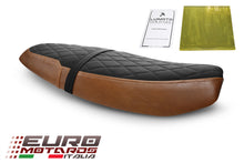 Load image into Gallery viewer, Luimoto Diamond Suede Seat Covers Set 3 Colors For Triumph Speed Twin 2019-2020