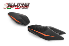 Load image into Gallery viewer, Luimoto Suede Tec-Grip Seat Cover Set New For KTM Duke 125 250 390 2017-2020