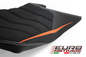 Luimoto Suede Tec-Grip Seat Cover For Rider For KTM Duke 125 250 390 2017-2019