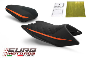 Luimoto R Suede/Tec-Grip Seat Covers Set 2 Colors New For KTM Duke 690 2016-2019