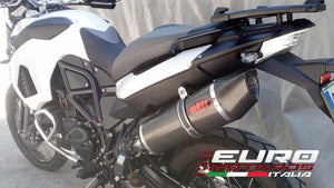 MassMoto Exhaust Full System Oval Full Carbon BMW F 800 GS 2008-2016 2in1