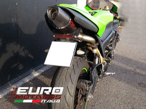 MassMoto Exhaust Slip-On Silencer Oval Full Carbon New Kawasaki ZX6R 2005-2006