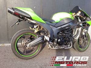MassMoto Exhaust Slip-On Silencer Oval Full Carbon New Kawasaki ZX6R 2005-2006